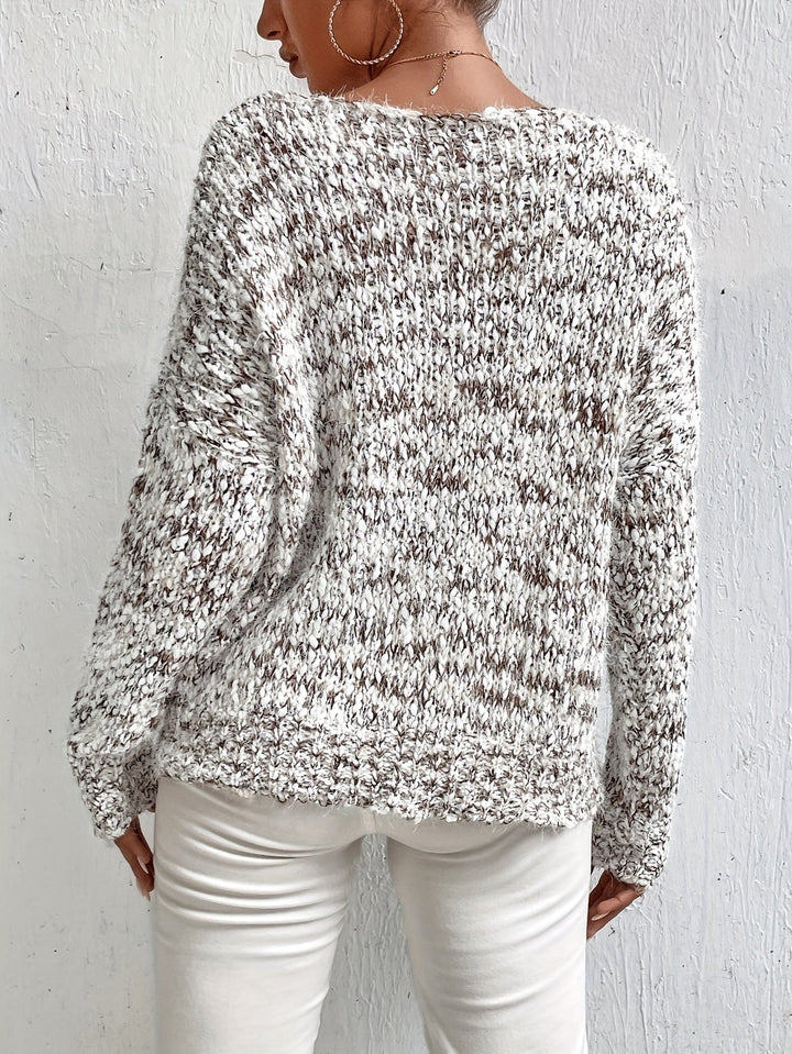 Serinna™ — Cozy Knit Sweater with Long Sleeves