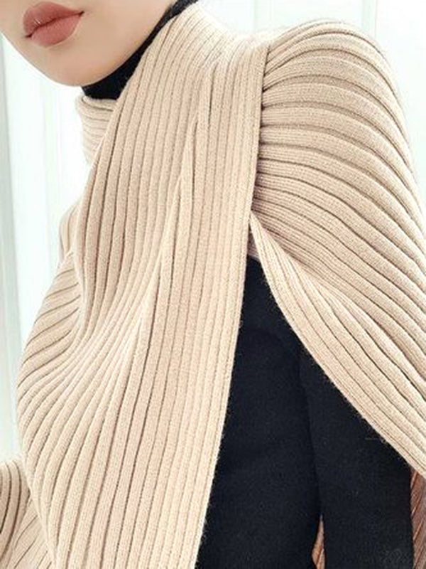 Kendria — Draped Knit Sweater