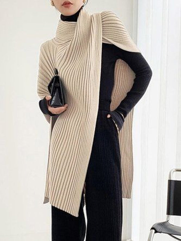 Kendria — Draped Knit Sweater