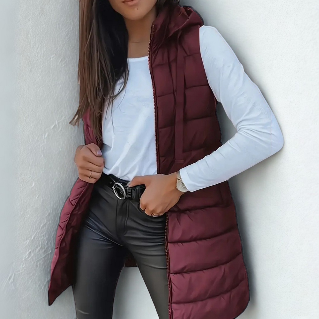 Raina – Sleeveless Puffer Vest