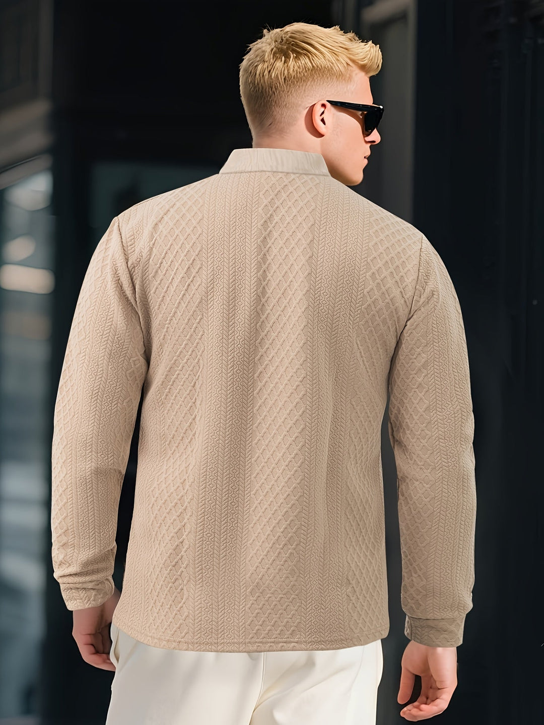 Zedrick — Signature Textured Knit Pullover