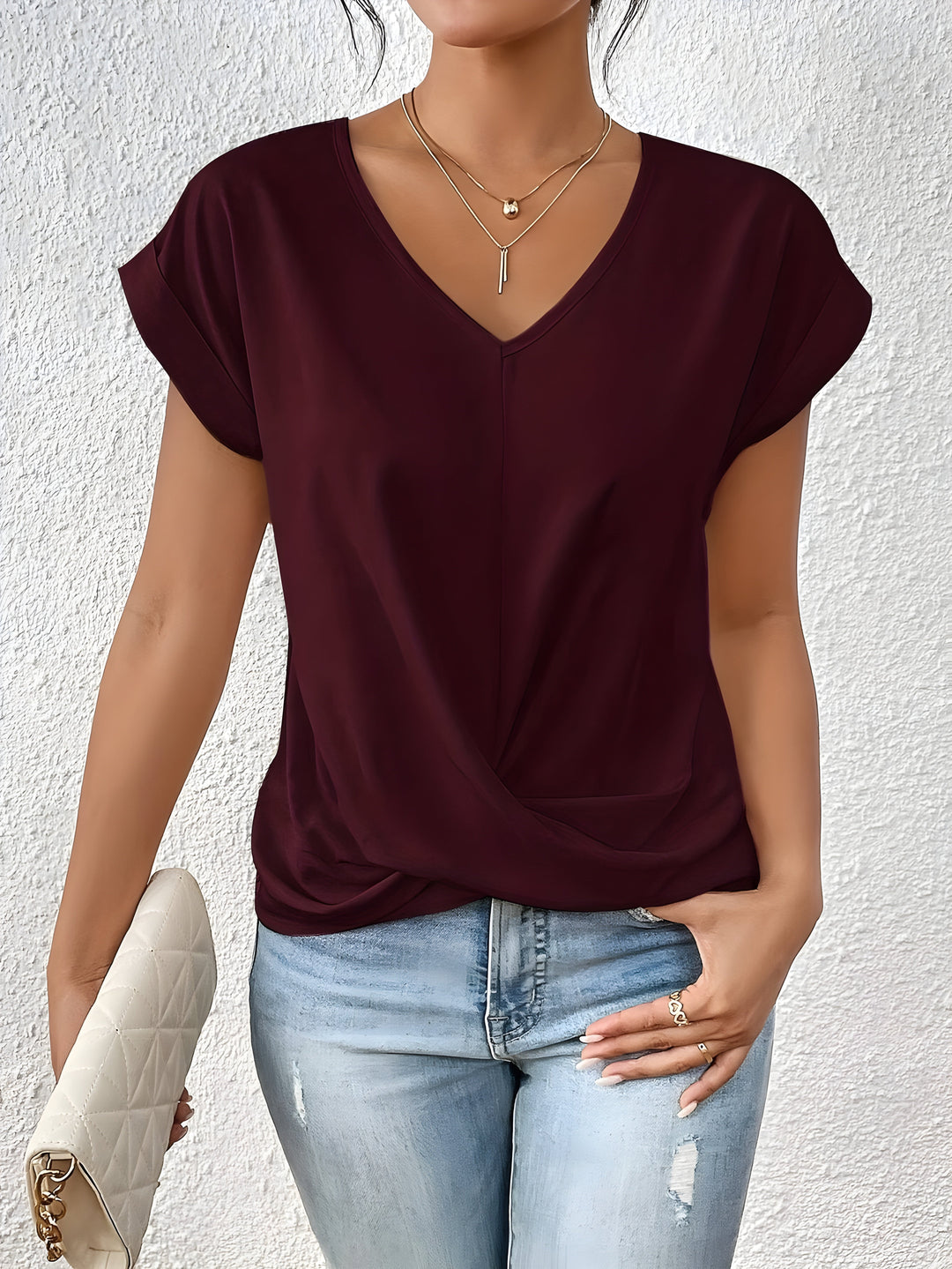 Saphira – Twist Front Top