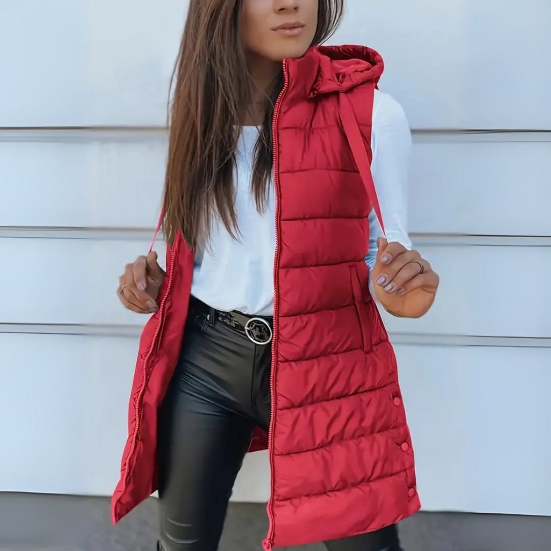 Raina – Sleeveless Puffer Vest