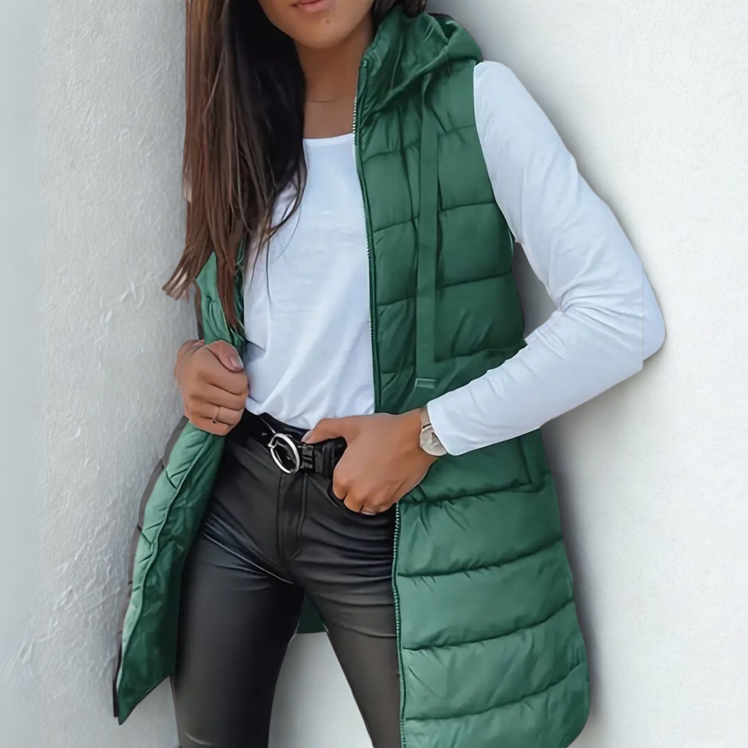 Raina – Sleeveless Puffer Vest