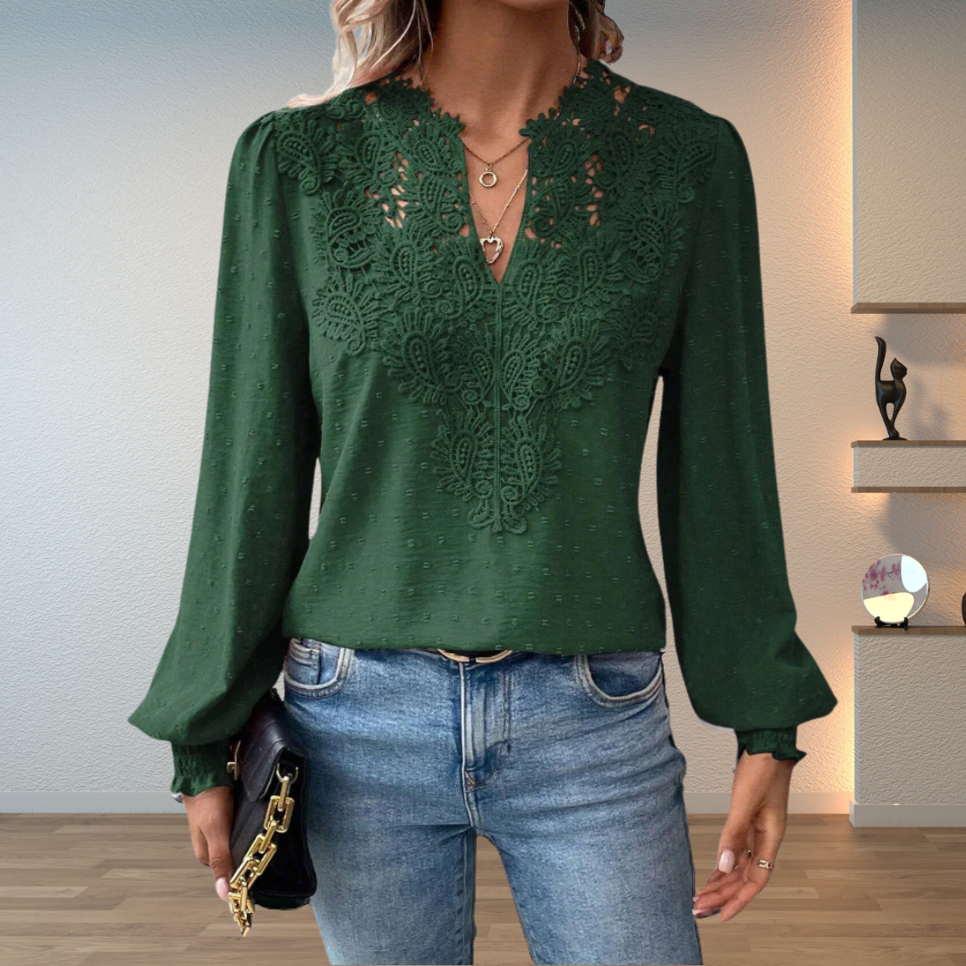Lynelle – Lace Touch Sweater