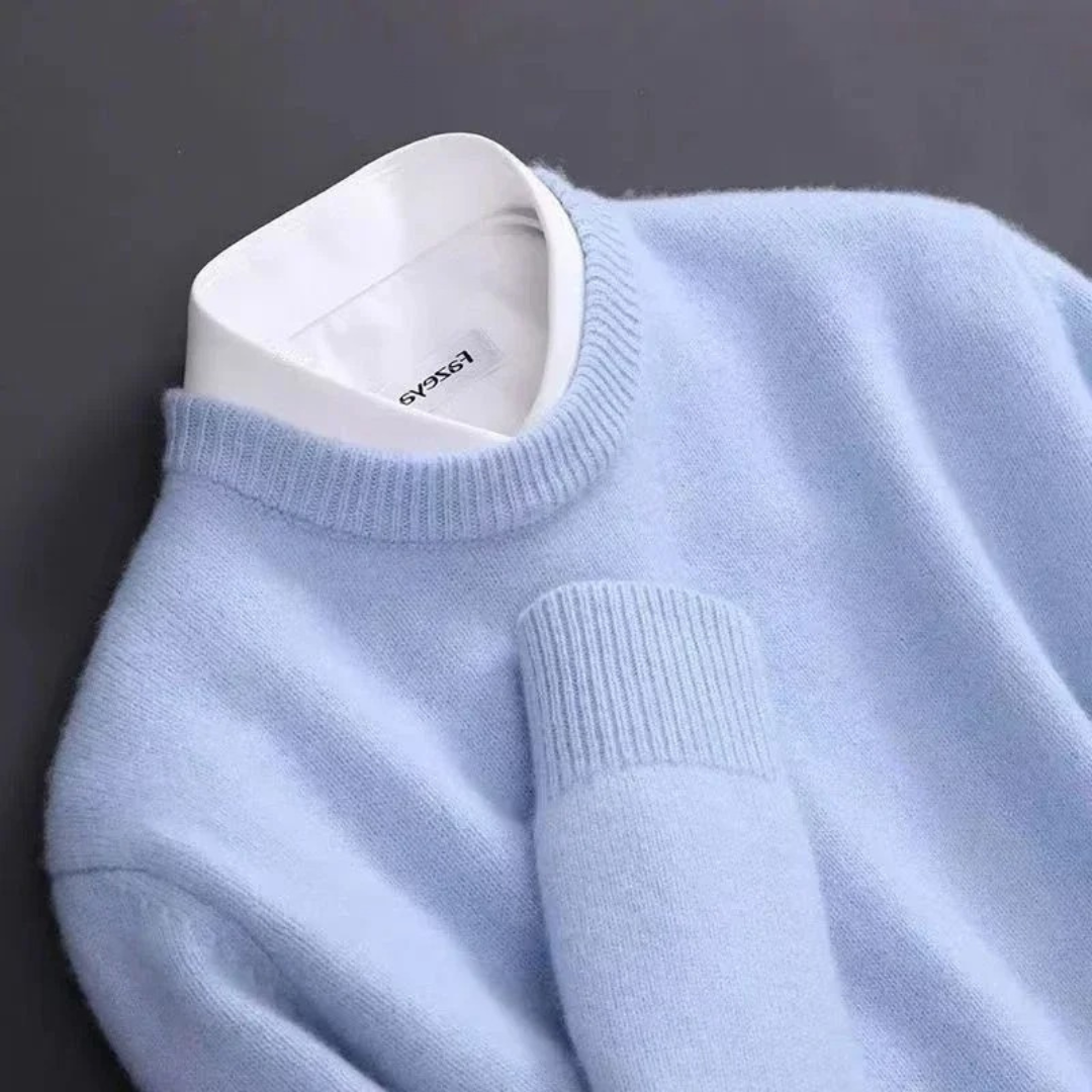 Simon - Round Neck Cashmere Sweater