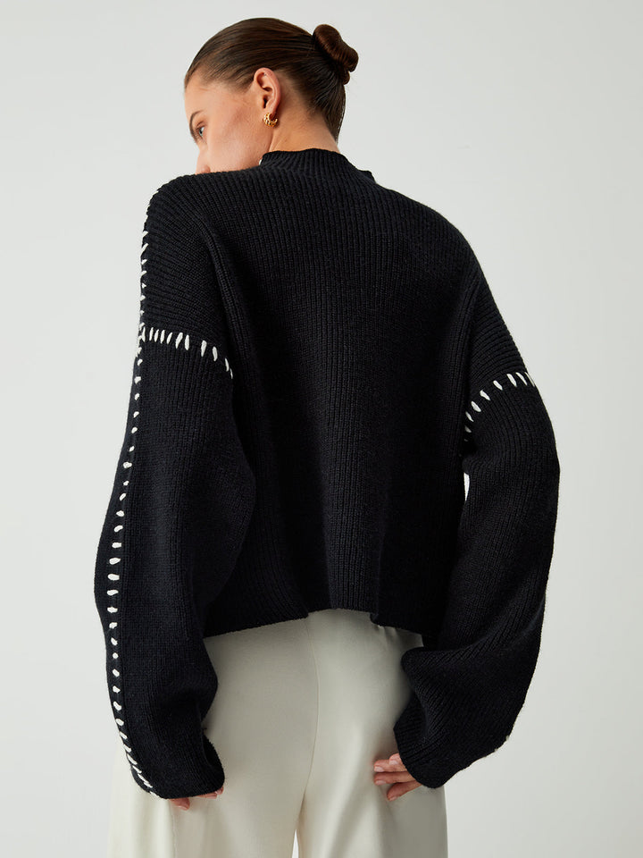 Alenya – Soft Textured Knit Sweater