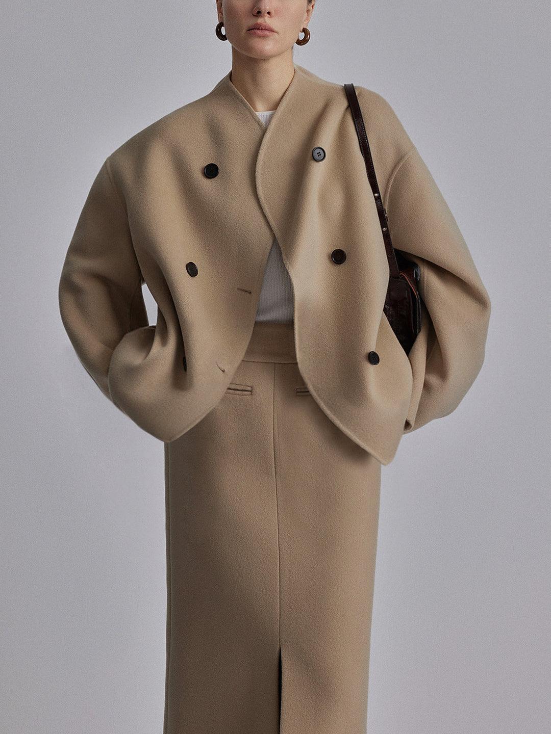 Soraya Elise — Double-Breasted Wool Jacket