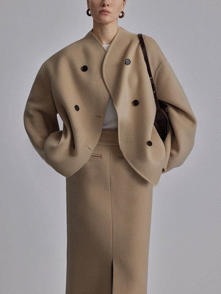 Soraya Elise — Double-Breasted Wool Jacket