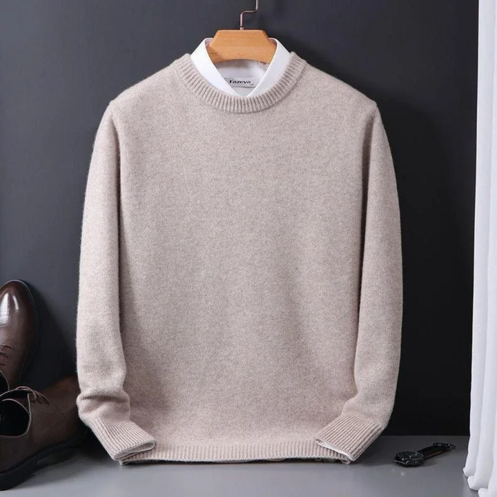 Simon - Round Neck Cashmere Sweater