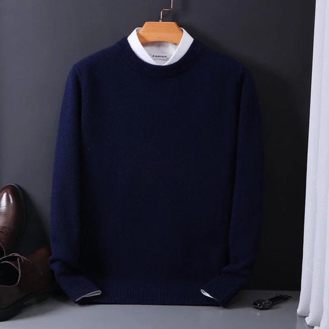 Simon - Round Neck Cashmere Sweater