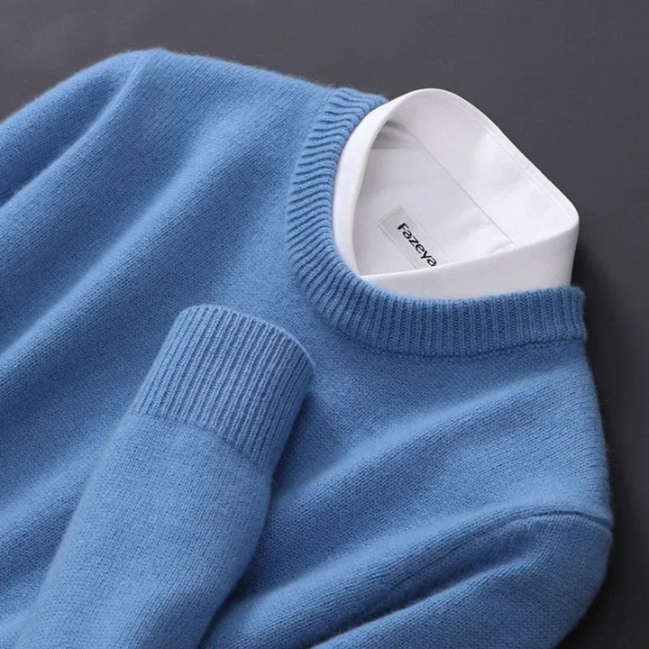 Simon - Round Neck Cashmere Sweater