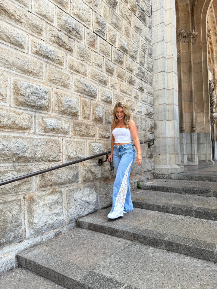 Lilia™ — Denim Flared Jeans