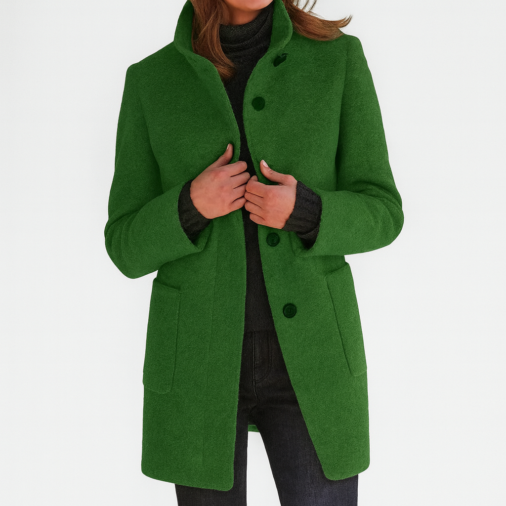 Vitoria — High Collar Ladies Coat