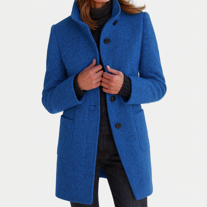 Vitoria — High Collar Ladies Coat