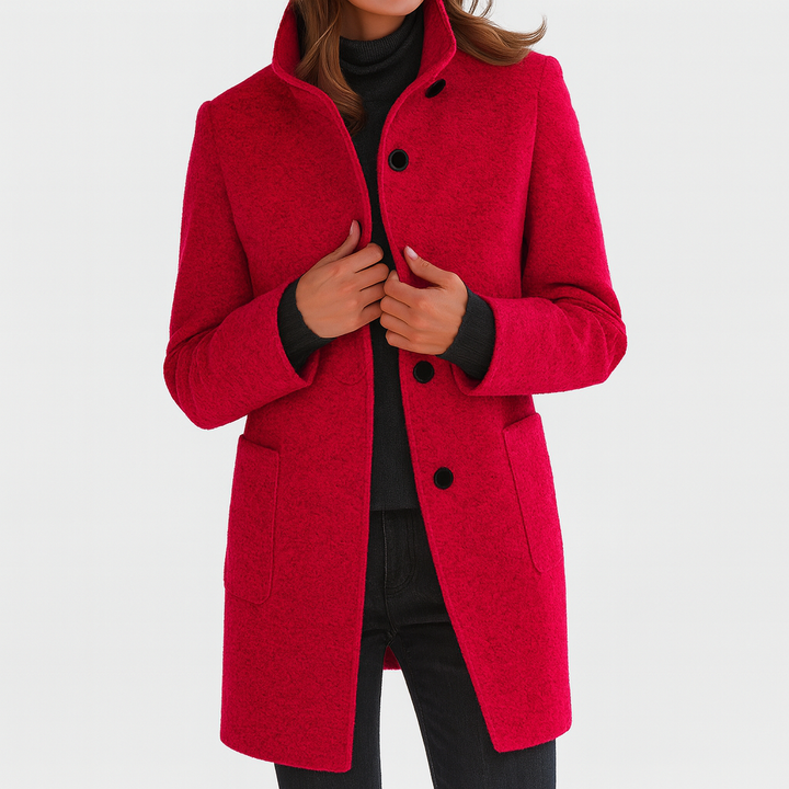 Vitoria — High Collar Ladies Coat