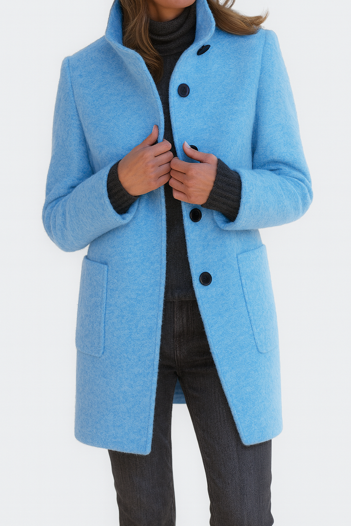 Vitoria — High Collar Ladies Coat
