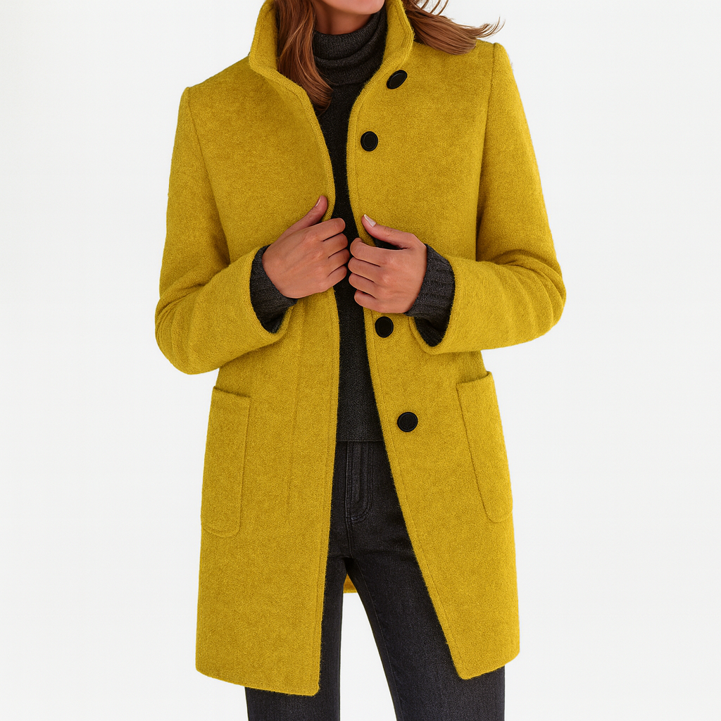 Vitoria — High Collar Ladies Coat