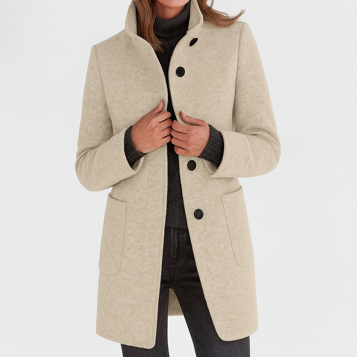 Vitoria — High Collar Ladies Coat