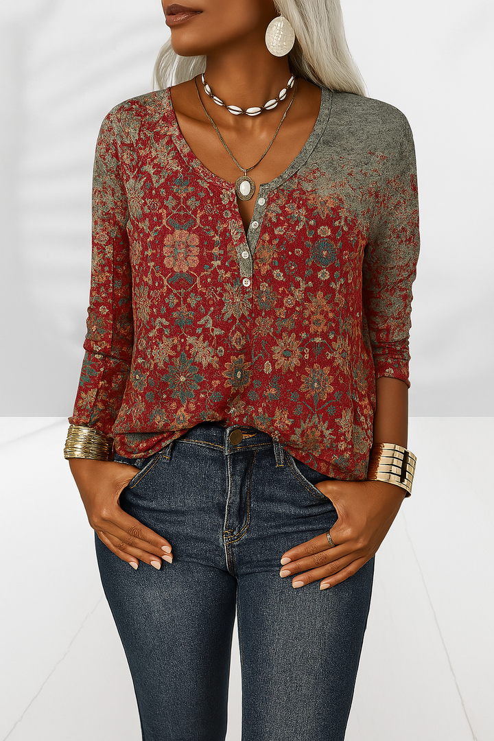 Aurora – Elegant Boho Blouse