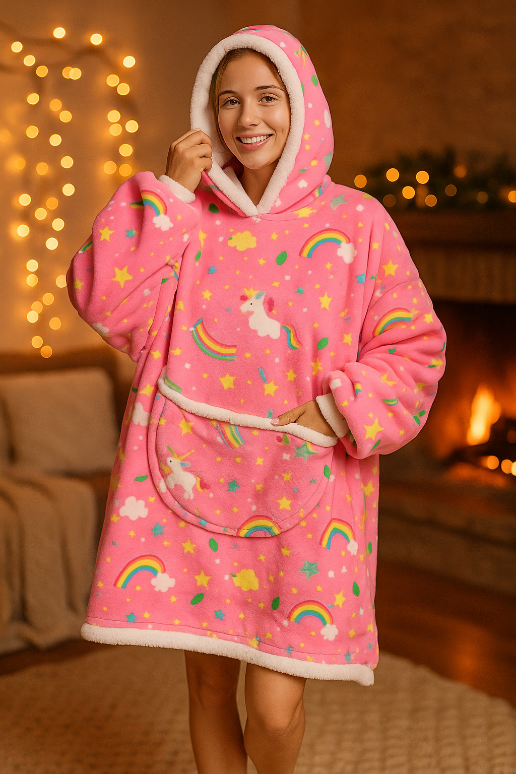 Liora — Hooded Blanket Wrap