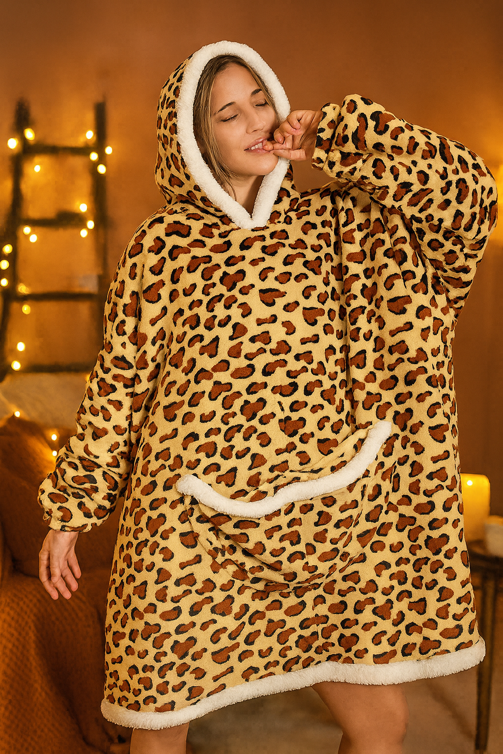 Liora — Hooded Blanket Wrap