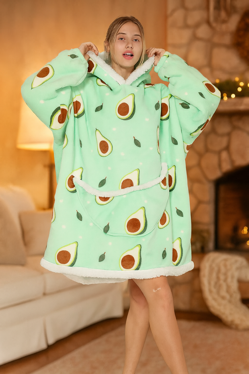 Liora — Hooded Blanket Wrap