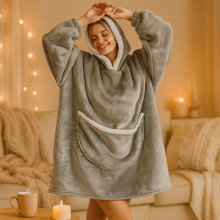Liora — Hooded Blanket Wrap
