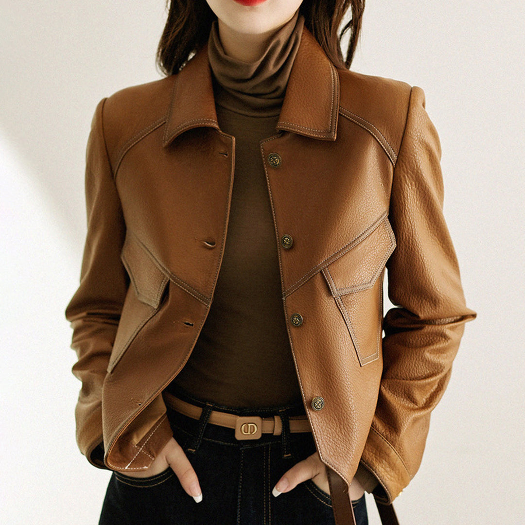Lucette – Leather City Jacket