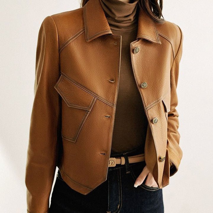 Lucette – Leather City Jacket