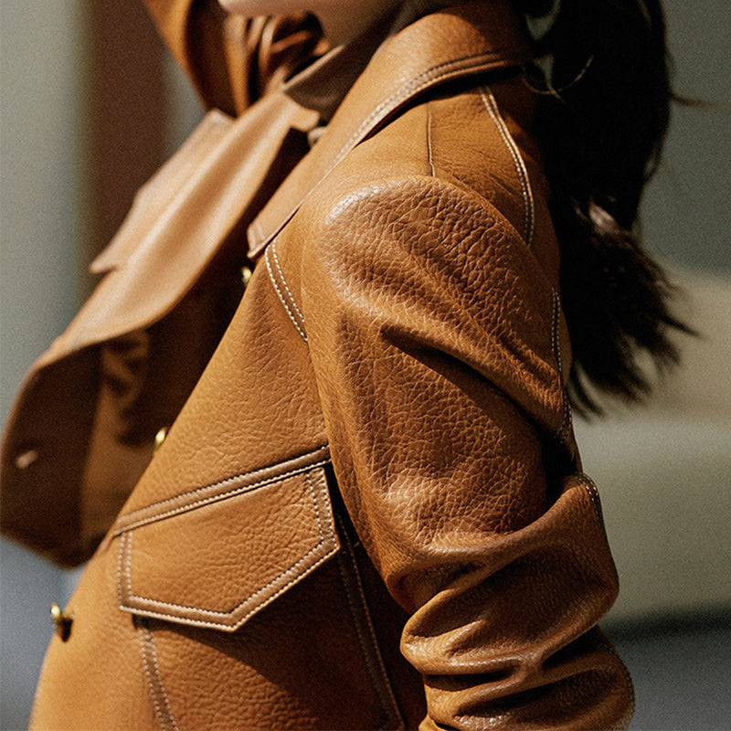 Lucette – Leather City Jacket