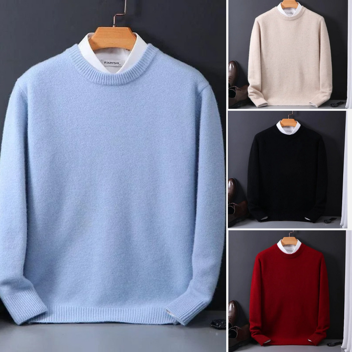 Simon - Round Neck Cashmere Sweater