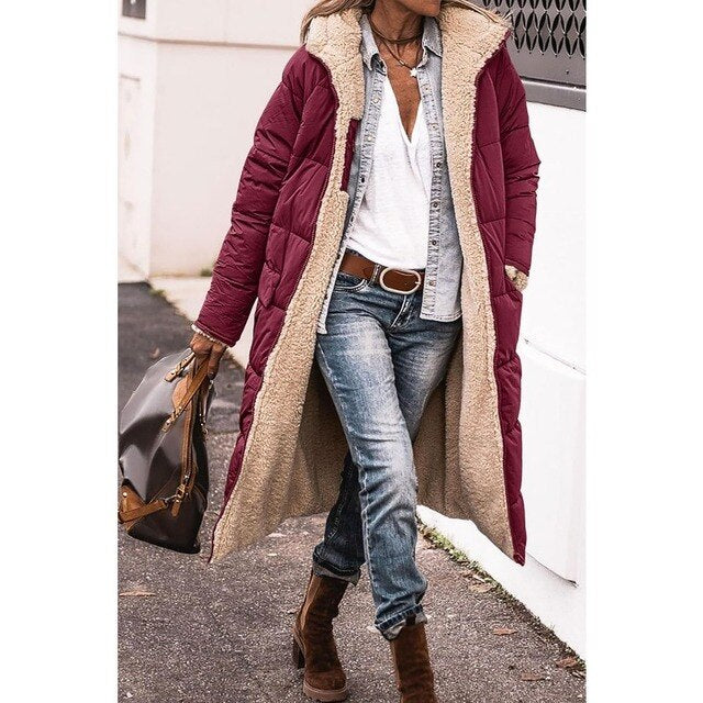 Elara Noelle — Hooded Winter Coat