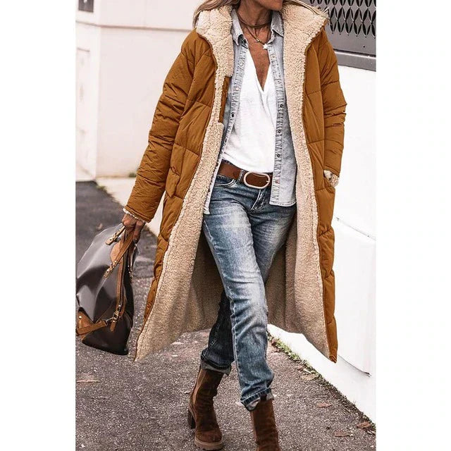 Elara Noelle — Hooded Winter Coat