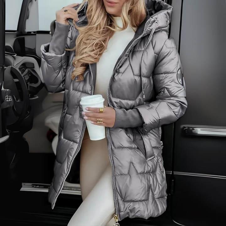 Sorvielle™ — Hooded Puffer Coat