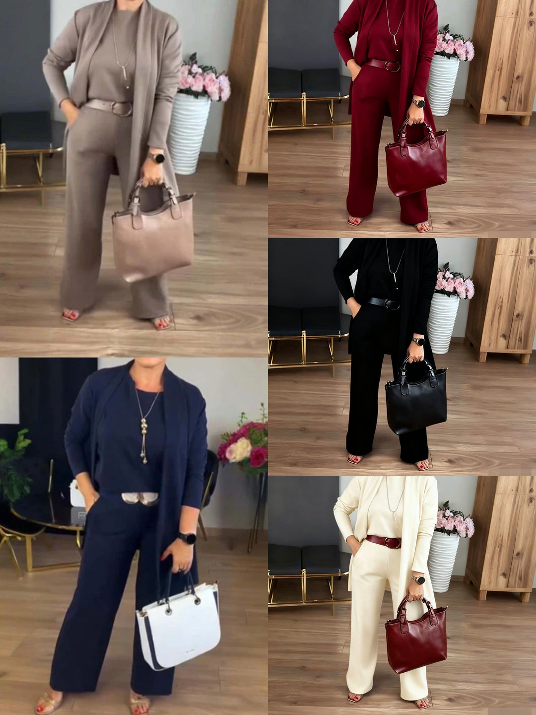 Natalyn – Classic 3-Piece Knit Ensemble