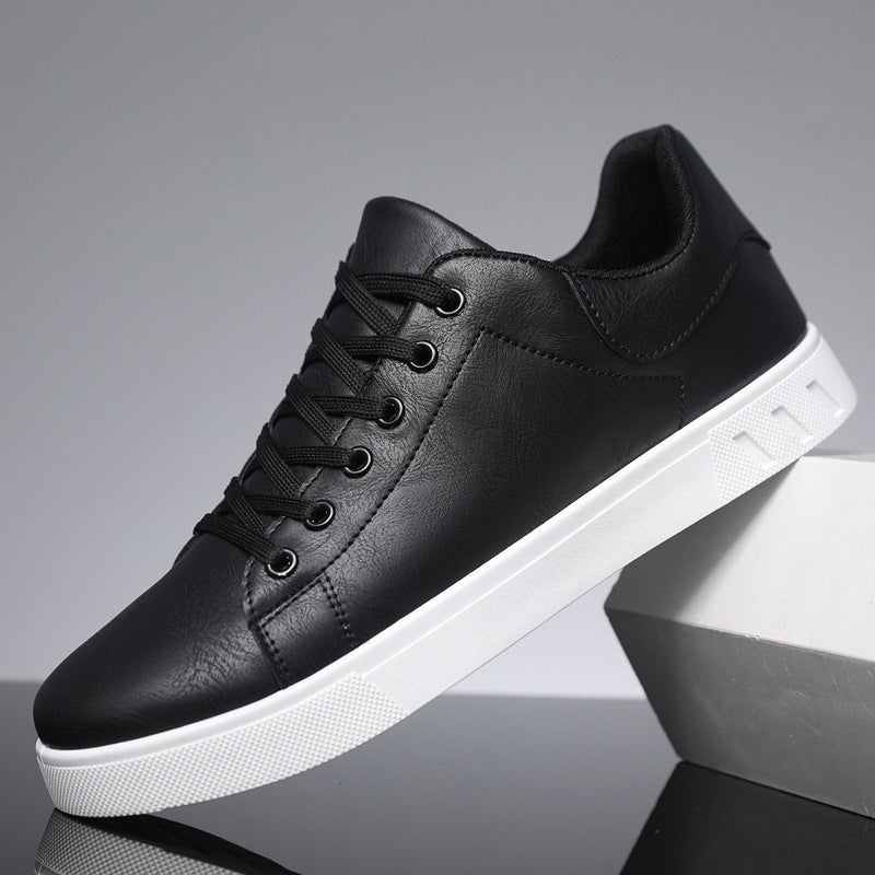 Daxel - Men's Sleek Leather Sneakers