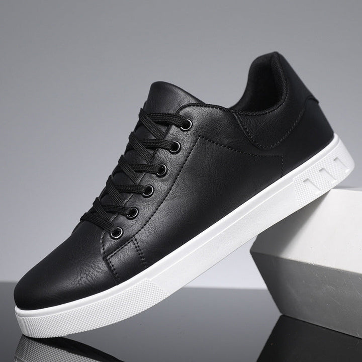 Daxel - Men's Sleek Leather Sneakers