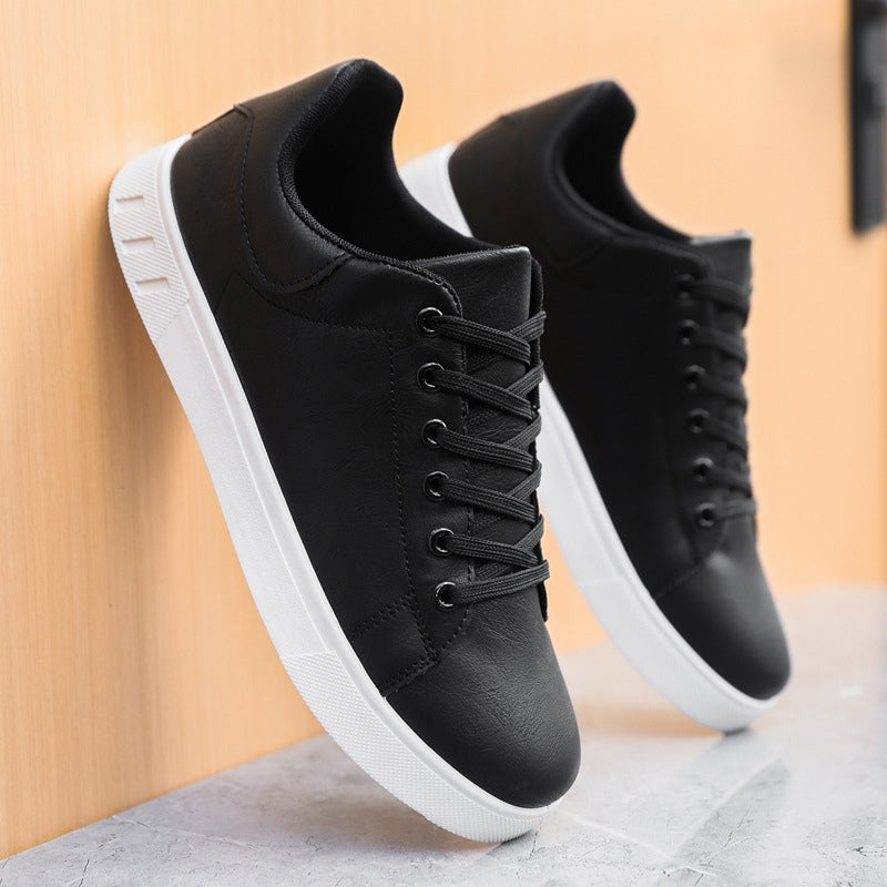 Daxel - Men's Sleek Leather Sneakers