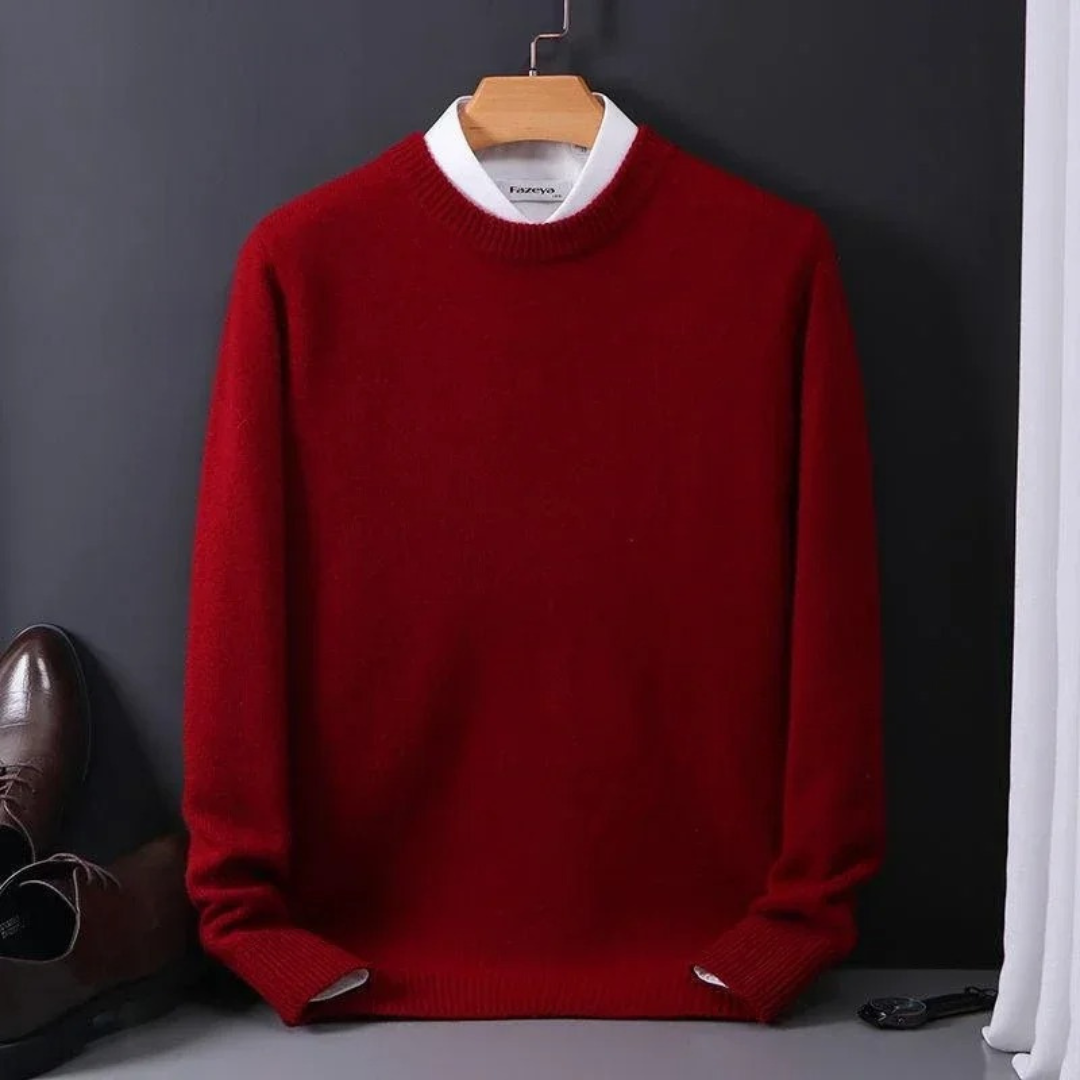 Simon - Round Neck Cashmere Sweater