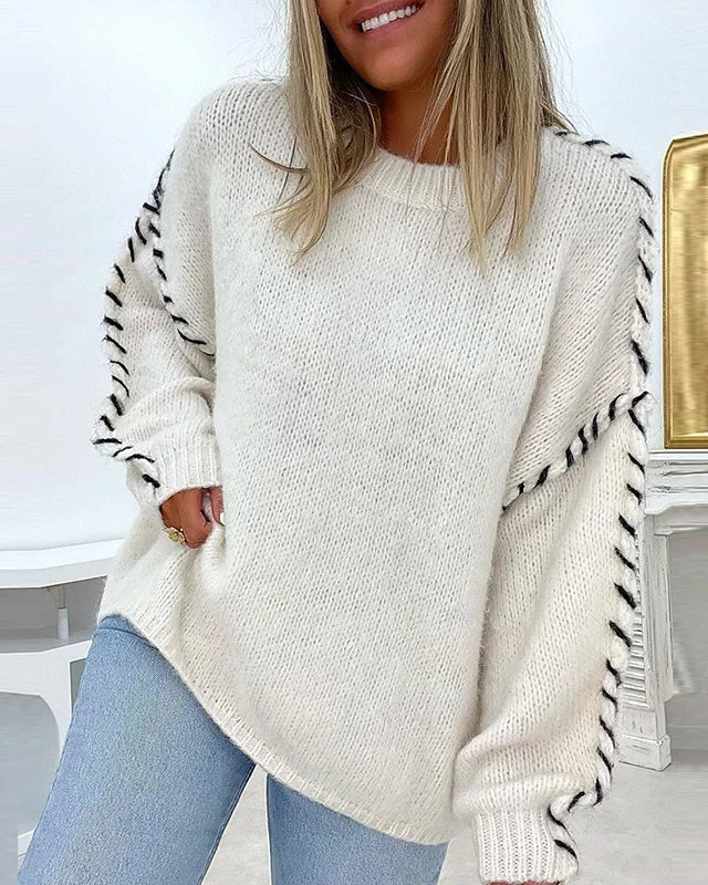 Evelora – Soft Knitted Crewneck Jumper