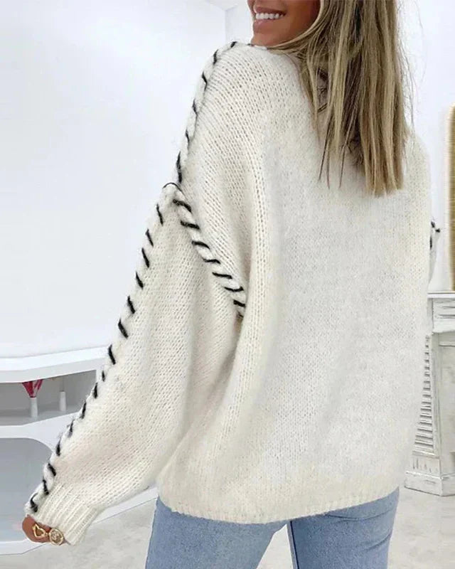 Evelora – Soft Knitted Crewneck Jumper