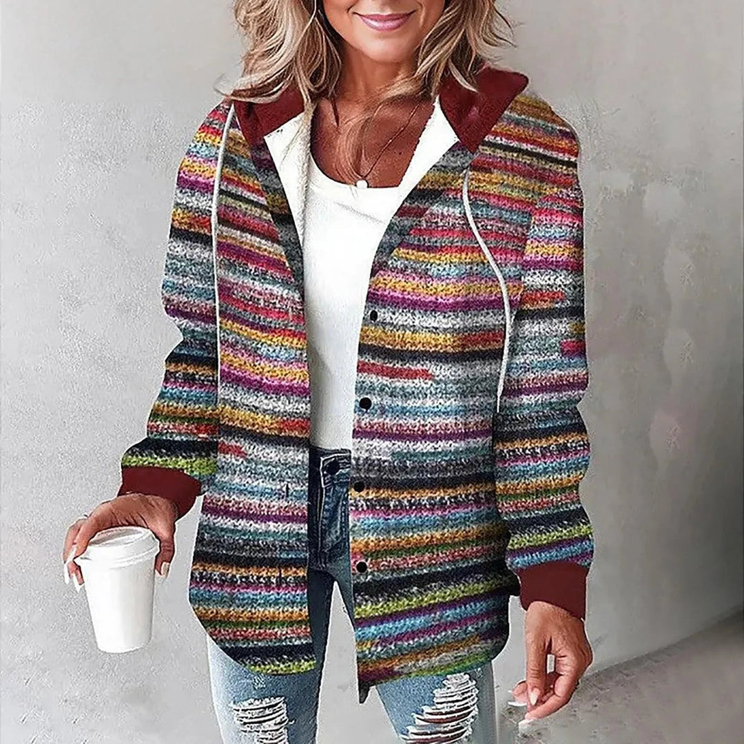 Camilla – Buttoned Plaid Jacket