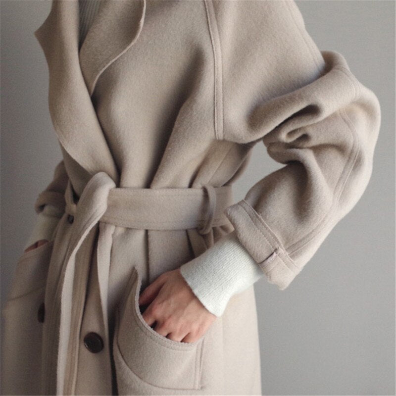 Elenia — Wool Trench Coat