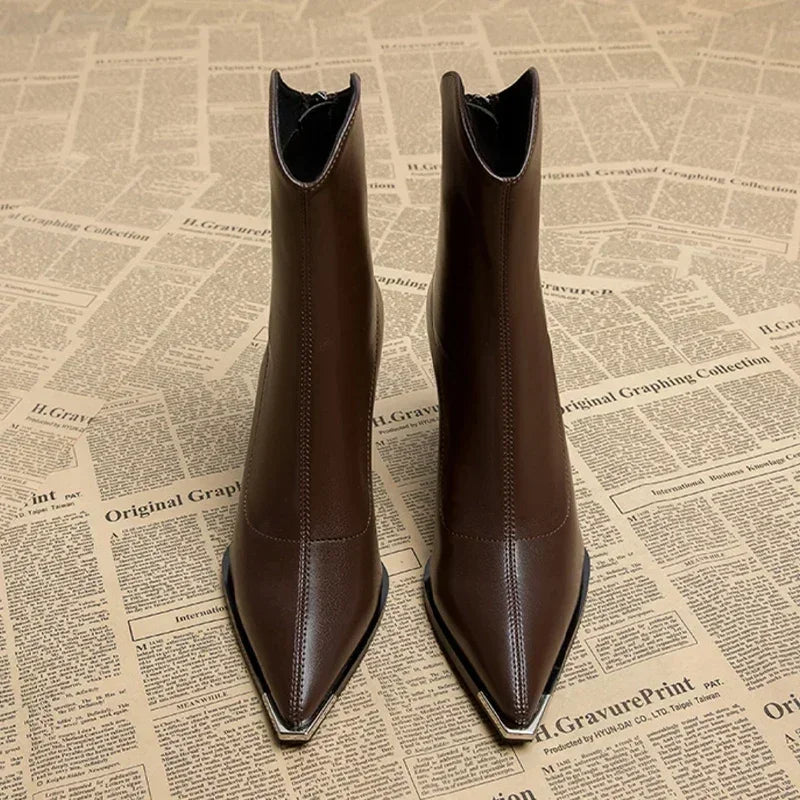 Vivica – Leather Ankle Boots