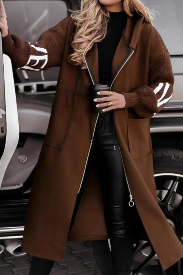 Novara™ — Chic Knit Zip Hoodie