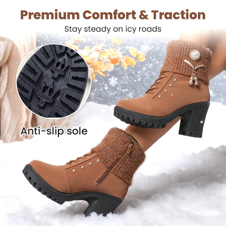 Tessaly™ – Sculpted Block Heel Boots