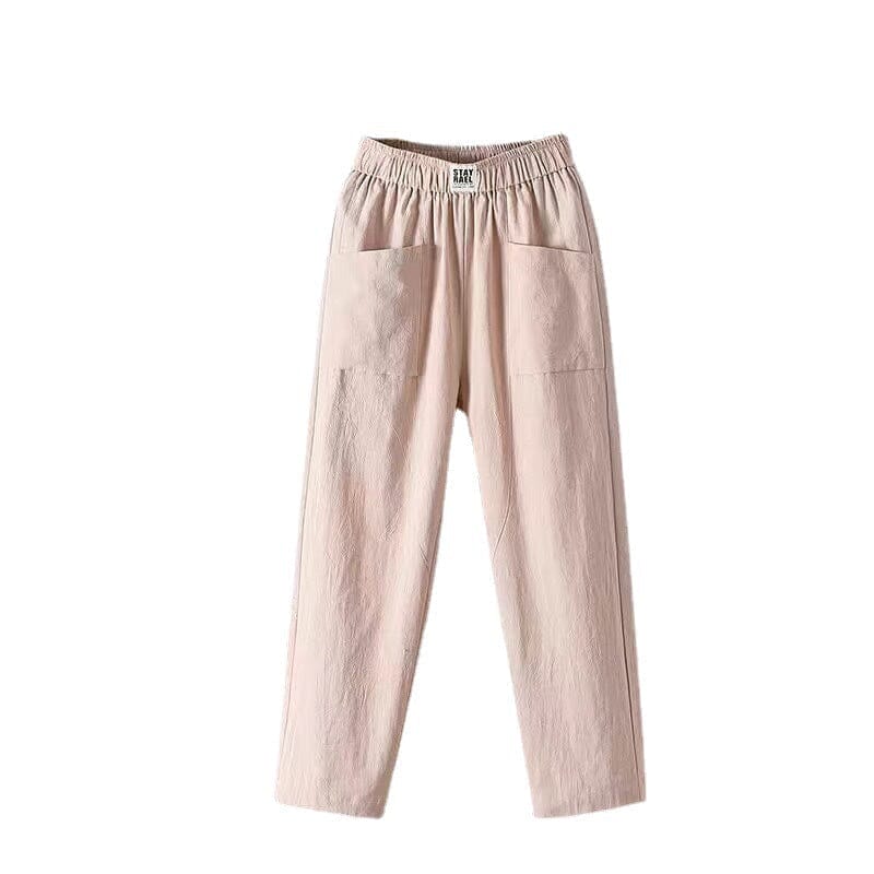 Adriana – Classic Cotton-Linen Pants