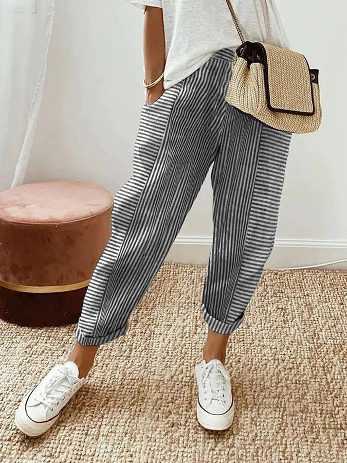 Elodie – Striped Pants