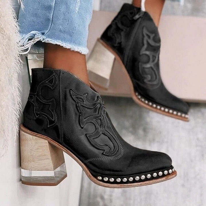 Nerelle – Western Jersey Ankle Boots